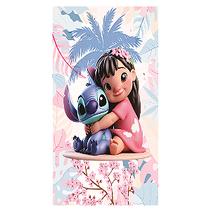 Capa Mini Faixa Lateral Sublimado - Lilo & Stich