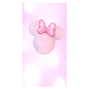Capa Mini Faixa Lateral Sublimado - Minnie