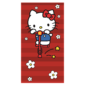 Capa Faixa Lateral Sublimado - Hello Kitty