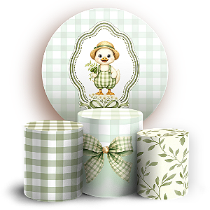 Capas Painel Redondo e Trio Cilindro Sublimado - Ganso