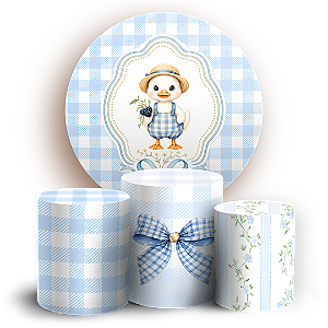 Capas Painel Redondo e Trio Cilindro Sublimado - Ganso