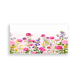 Capa Painel Retangular Sublimado - Floral -Vivi Mide
