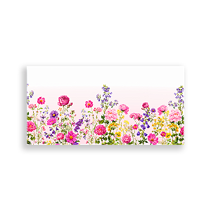 Capa Painel Retangular Sublimado - Floral -Vivi Mide