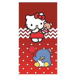 Capa Mini Faixa Lateral Sublimado - Hello Kitty