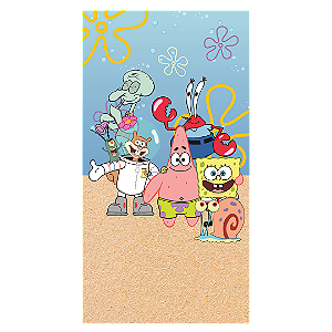 Capa Mini Faixa Lateral Sublimado - Bob Esponja 3