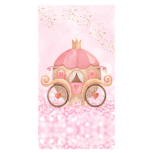 Capa Mini Faixa Lateral Sublimado - Princesas 3