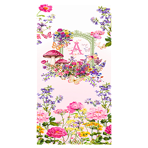 Capa Mini Faixa Lateral Sublimado - Floral -Vivi Mide
