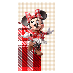 Capa Faixa Lateral Sublimado - Fazendinha Mickey e Minnie