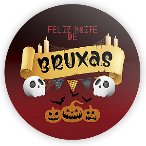 Capa Mini Painel Sublimado - Halloween