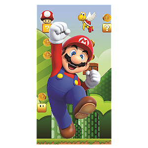 Capa Mini Faixa Lateral Sublimado - Mario Bros