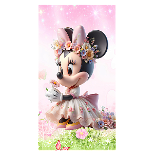 Capa Mini Faixa Lateral Sublimado - Fazendinha Mickey e Minnie