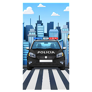 Capa Mini Faixa Lateral Sublimado - Policia
