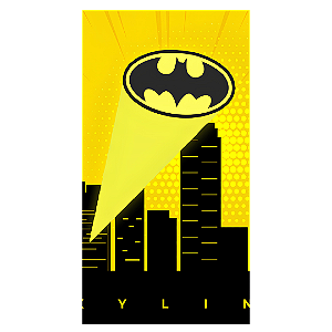 Capa Mini Faixa Lateral Sublimado - Batman Baby