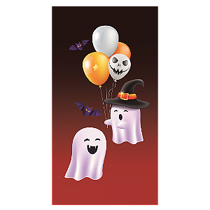 Capa Mini Faixa Lateral Sublimado - Halloween