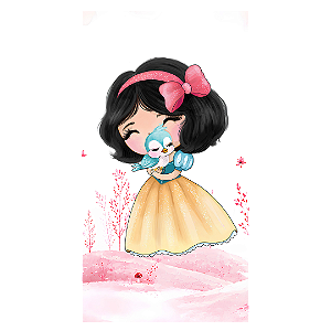 Capa Faixa Lateral Sublimado - Branca de Neve