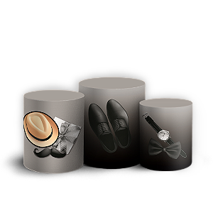 Capas Trio Cilindro Sublimado Veste Fácil - Dia dos Pais