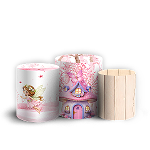 Capas Trio Cilindro Sublimado Veste Fácil - Fada