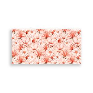 Capa Painel Retangular Sublimado - Estampa de Flores