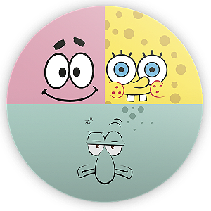 Capa Mini Painel Sublimado - Bob Esponja