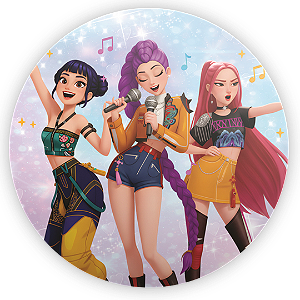 Capa Mini Painel Sublimado - Guerreiras do K-pop