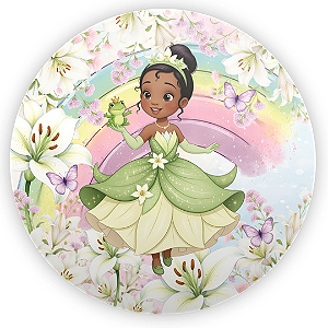 Capa Mini Painel Sublimado - Princesa Tiana