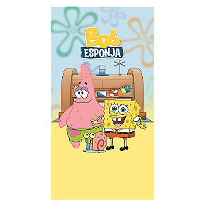 Capa Mini Faixa Lateral Sublimado - Bob Esponja