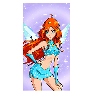 Capa Mini Faixa Lateral Sublimado - O Clube das Winx