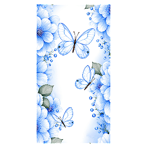 Capa Faixa Lateral Sublimado - Borboleta