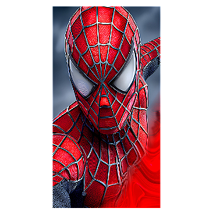 Capa Faixa Lateral Sublimado - Homem Aranha