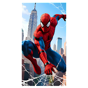 Capa Faixa Lateral Sublimado - Homem Aranha