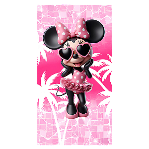 Capa Faixa Lateral Sublimado - Minnie Pool Party