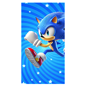 Capa Faixa Lateral Sublimado - Sonic