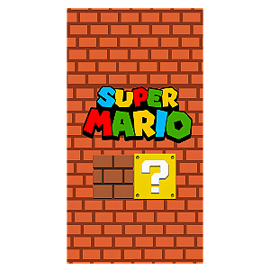 Capa Faixa Lateral Sublimado - Super Mario