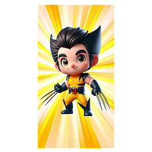 Capa Faixa Lateral Sublimado - Wolverine