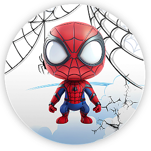Capa Painel Redondo Sublimado - Homem Aranha