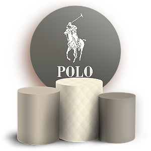 Capas Painel Redondo e Trio Cilindro Sublimado - Ralph Lauren Polo