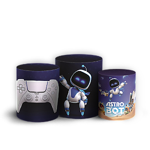 Capas Trio Cilindro Sublimado Veste Fácil - Astro Bot
