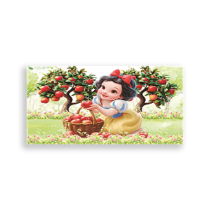Capa Painel Retangular Sublimado - Branca de Neve