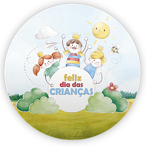 Capa Mini Painel Sublimado - Dia das Crianças