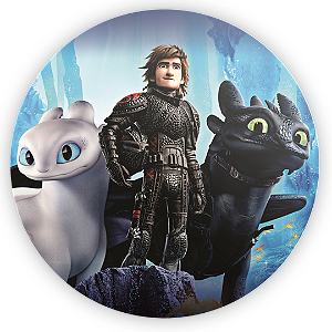 Capa Mini Painel Sublimado - Como Treinar Seu Dragao