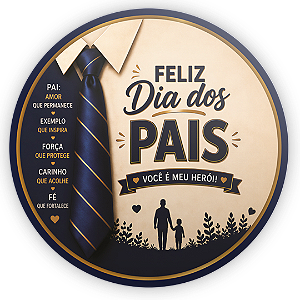 Capa Mini Painel Sublimado - Dia dos Pais