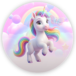 Capa Mini Painel Sublimado - Unicornio