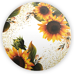 Capa Mini Painel Sublimado - Girassol Floral