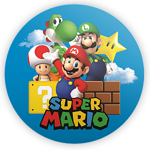 Capa Mini Painel Sublimado - Mario Bros