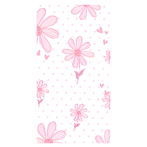 Capa Mini Faixa Lateral Sublimado - Arco Iris Boho