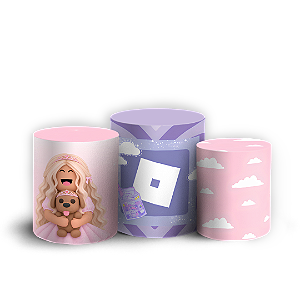 Capas Trio Cilindro Sublimado Veste Fácil - Roblox
