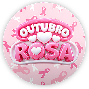 Capa Mini Painel Sublimado - Outubro Rosa