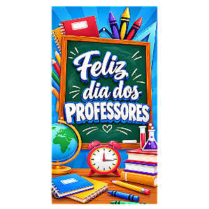 Capa Faixa Lateral Sublimado - Dia dos Professores