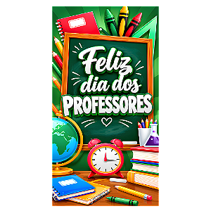 Capa Faixa Lateral Sublimado - Dia dos Professores