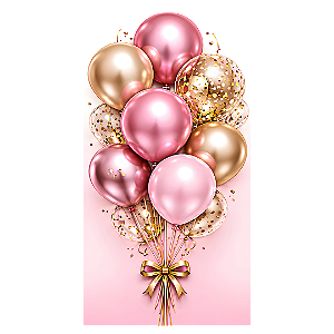 Capa Faixa Lateral Sublimado - Happy Birthday